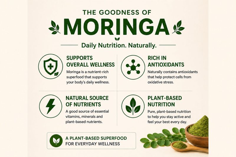 Gunaveda Moringa Powder 200g pack